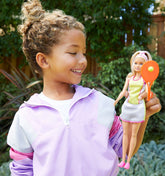 Barbie Tennis Player Doll With Racket DVF50 - Colorland Toys